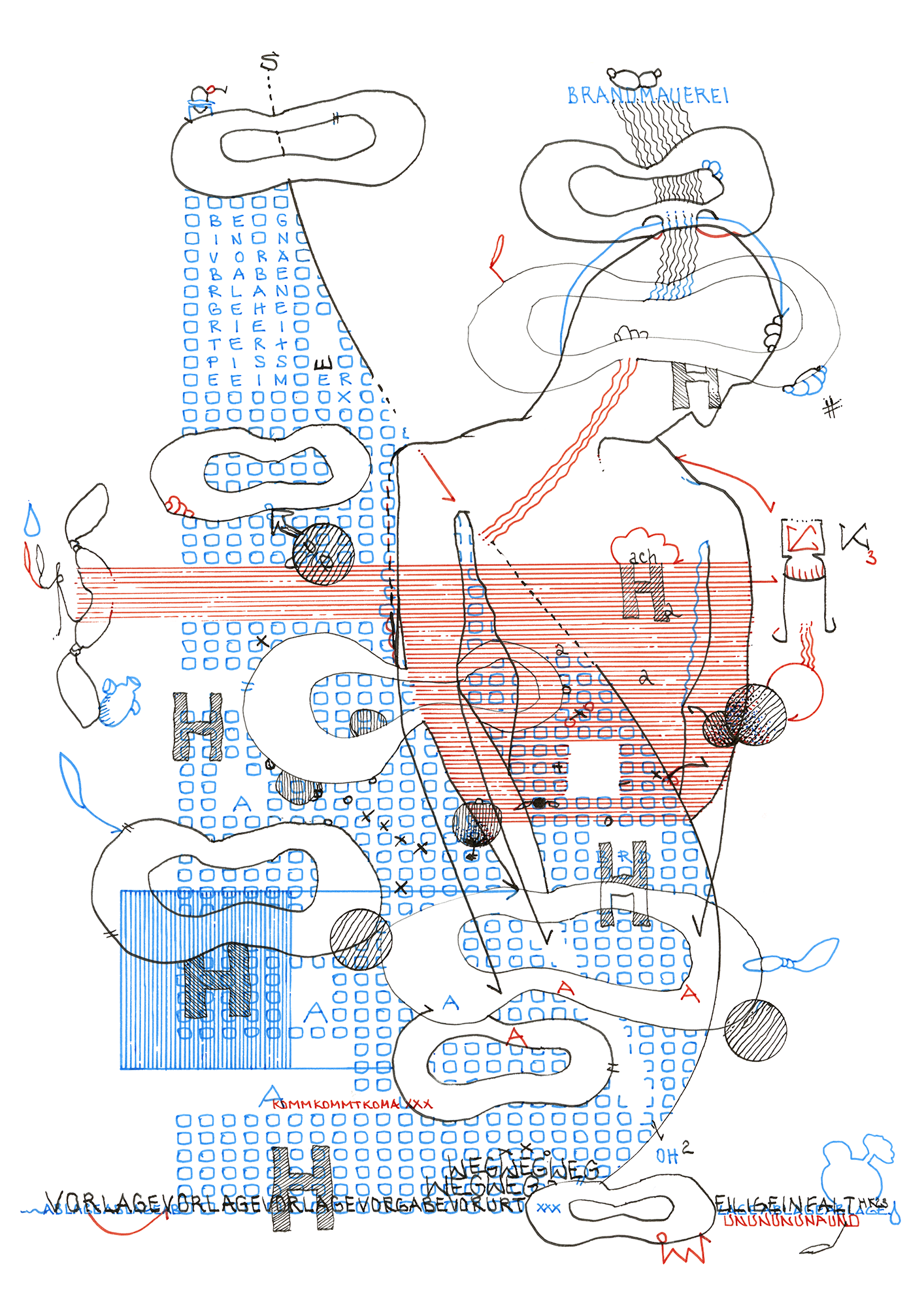 Hannes Kater: Tageszeichnung (Zeichnung/drawing) vom 19.09.2023 (1414 x 2000 Pixel)