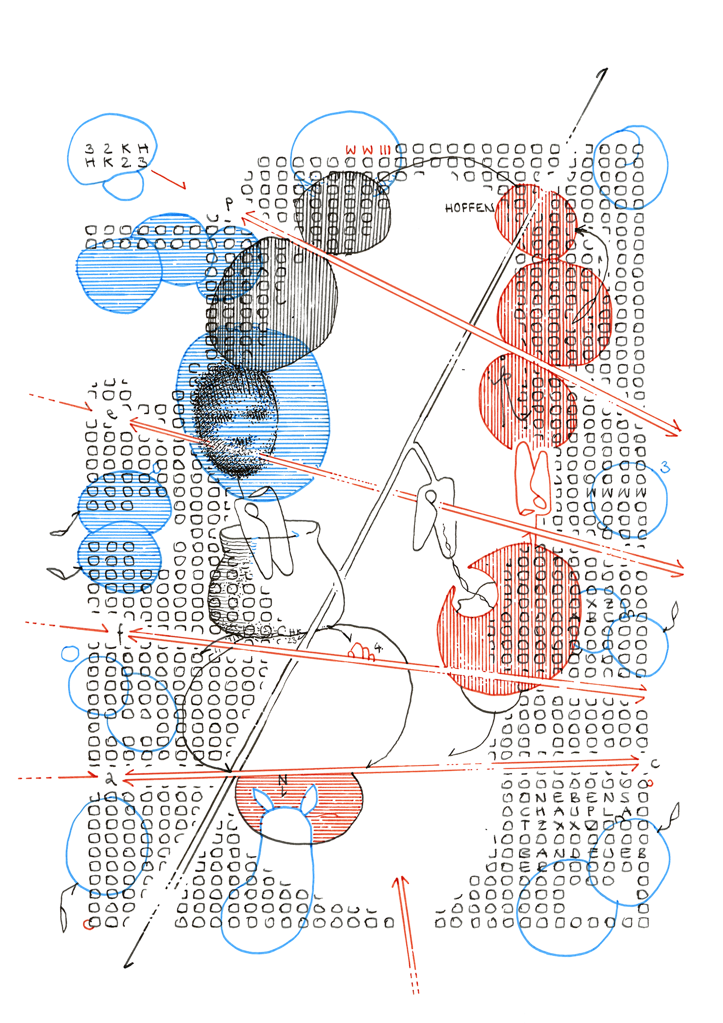 Hannes Kater: Tageszeichnung (Zeichnung/drawing) vom 21.09.2023 (1414 x 2000 Pixel)
