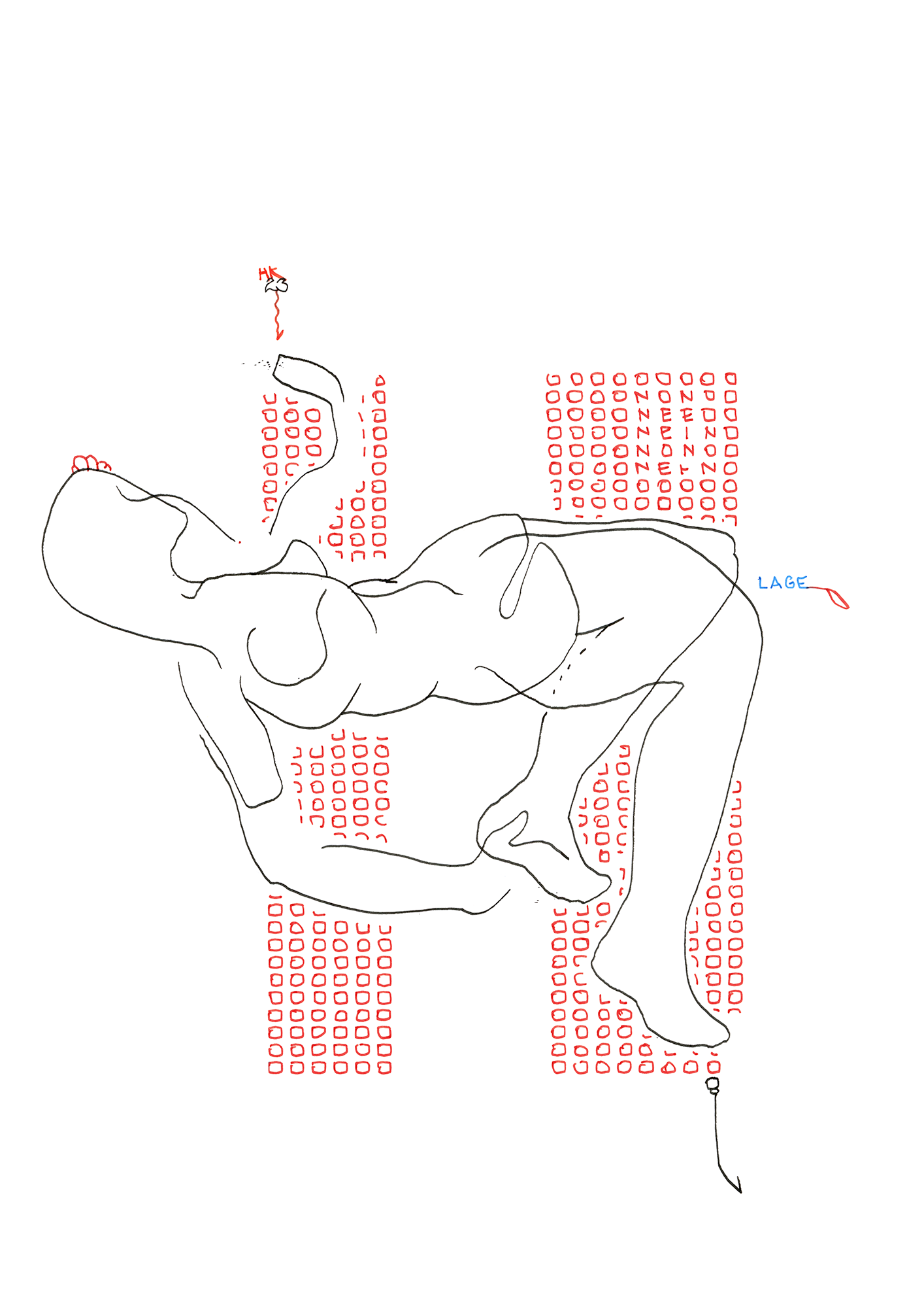 Hannes Kater: Tageszeichnung (Zeichnung/drawing) vom 20.11.2023 (1414 x 2000 Pixel)