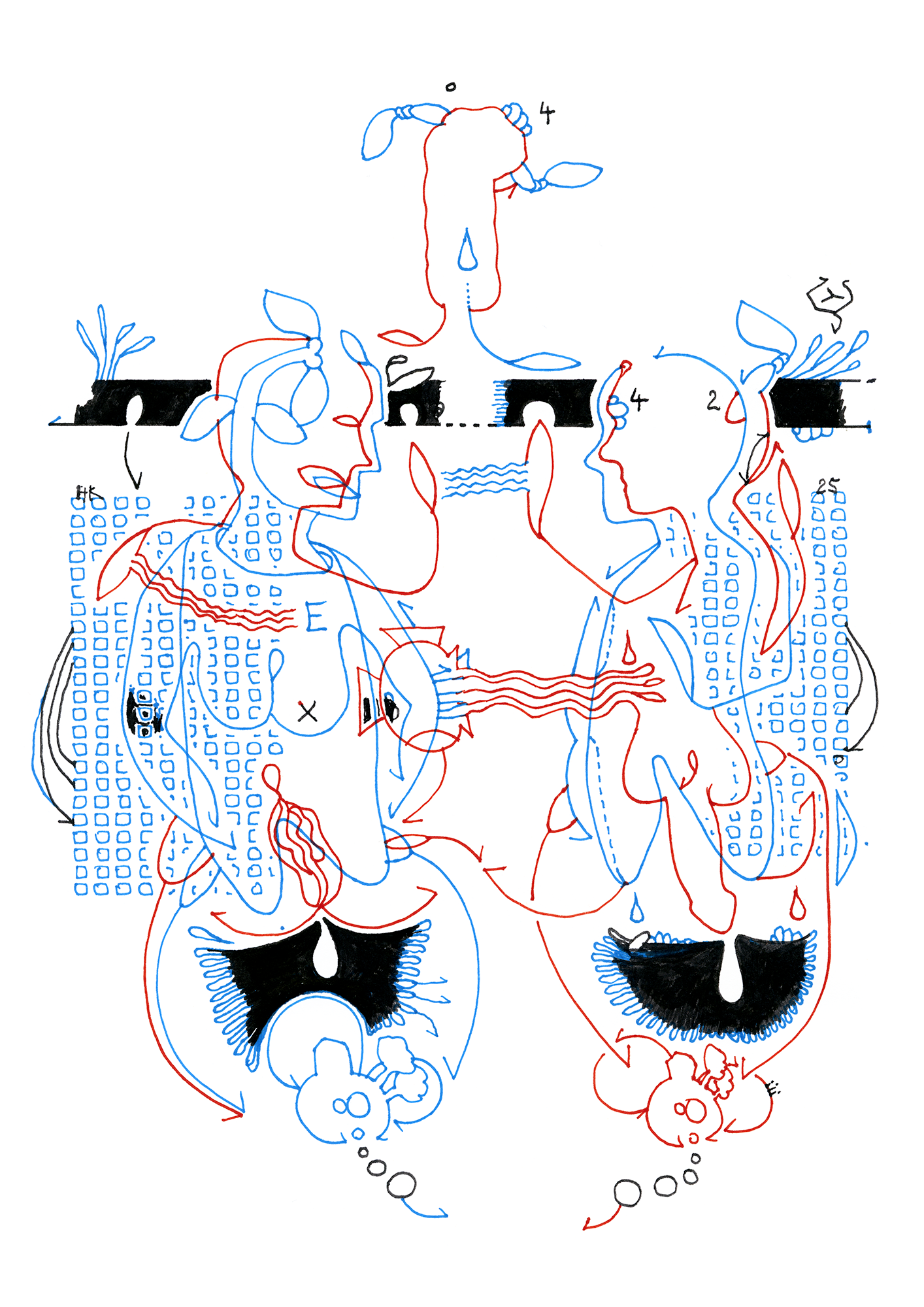 Hannes Kater  Tageszeichnung (Zeichnung/drawing) vom 21.11.2025 (1414 x 2000 Pixel)