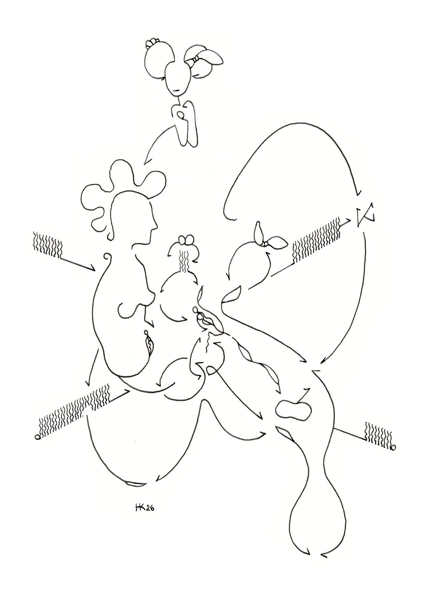Hannes Kater  Tageszeichnung (Zeichnung/drawing) vom 10.01.2026 (1414 x 2000 Pixel)