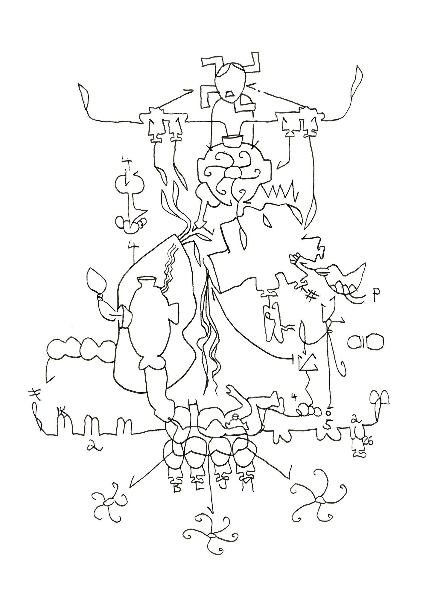 Hannes Kater  Tageszeichnung (Zeichnung/drawing) vom 11.02.2026 (1414 x 2000 Pixel)