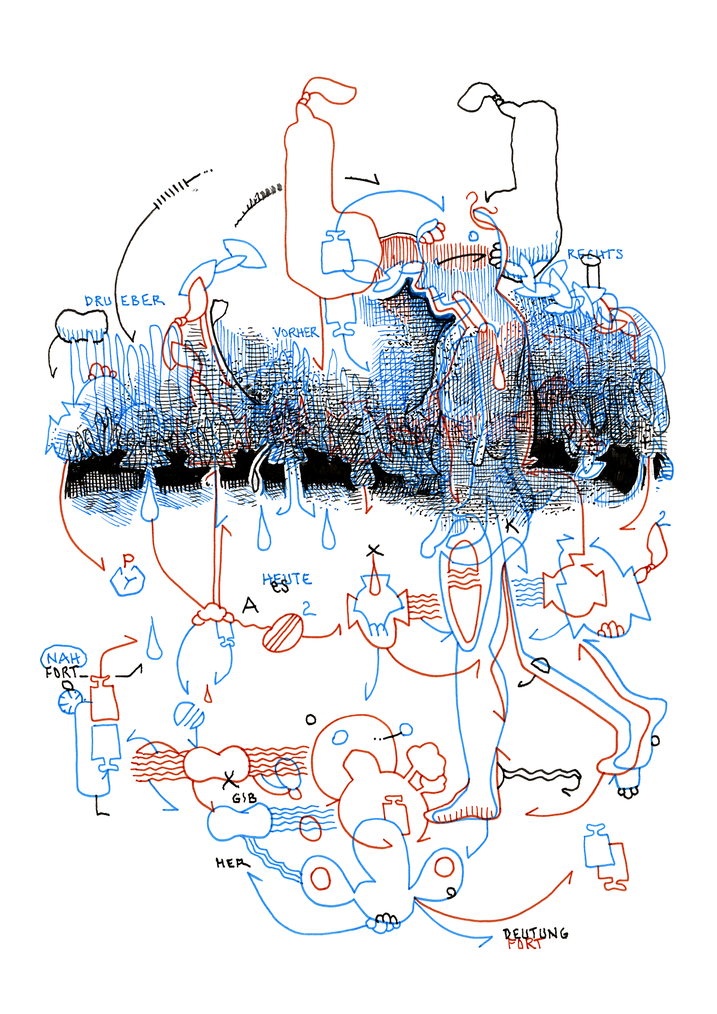 Hannes Kater  Ziehungszeichnung (Zeichnung/drawing) vom 13.10.2026 (1414 x 2000 Pixel)