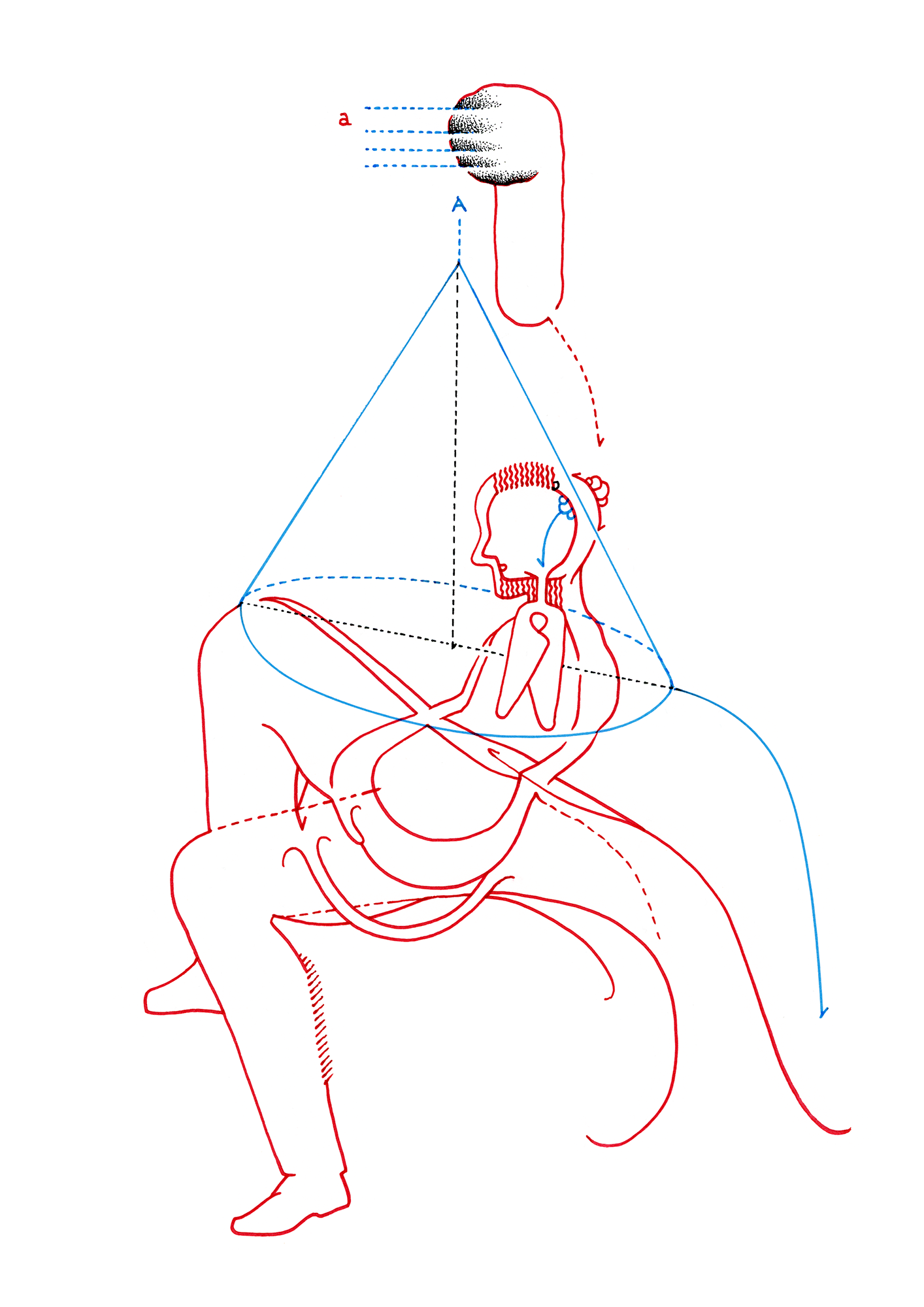 Hannes Kater – Tageszeichnung (Zeichnung/drawing) vom 01.10.2014 (1414 x 2000 Pixel)
