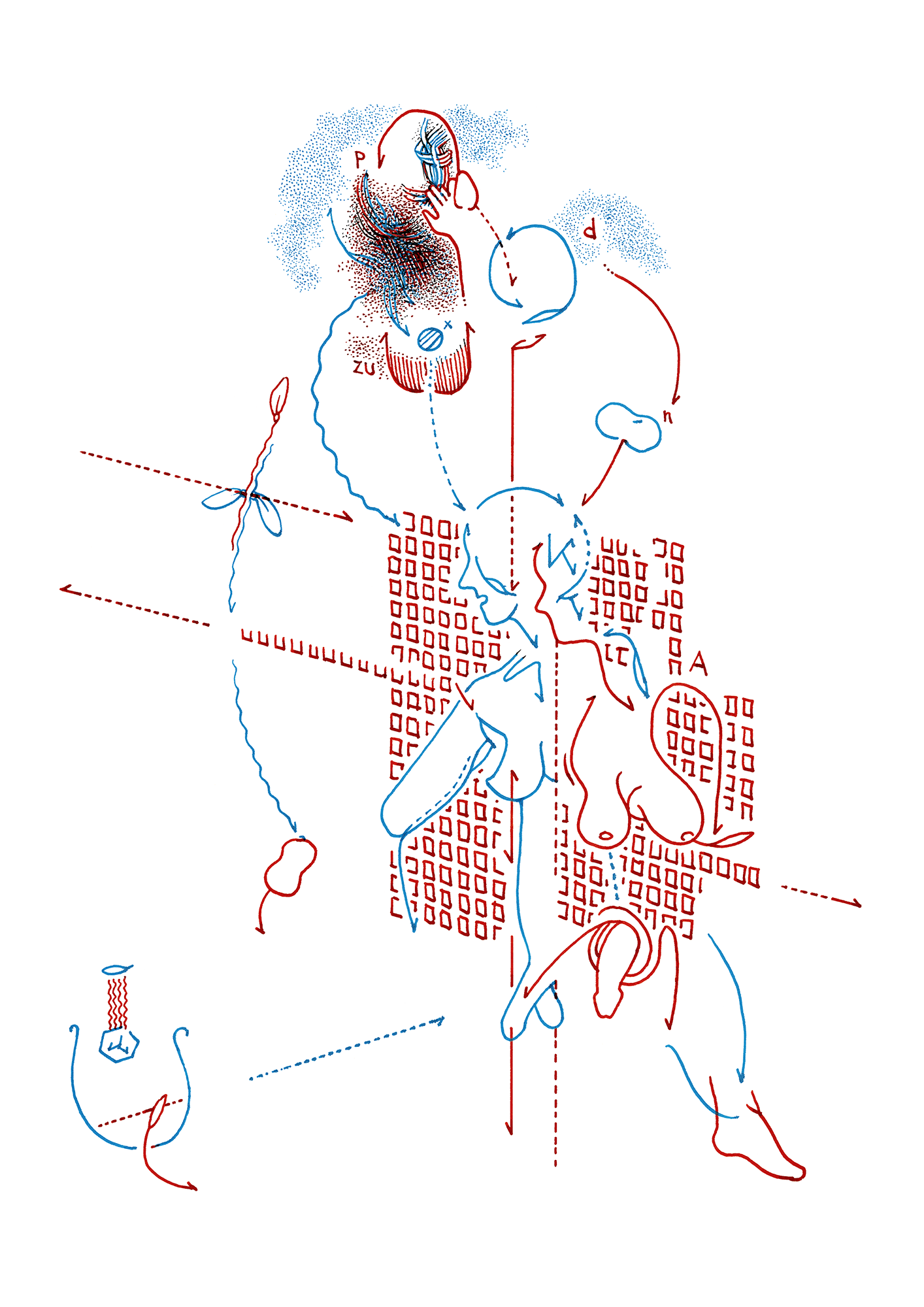 Hannes Kater – Tageszeichnung (Zeichnung/drawing) vom 24.10.2015 (1414 x 2000 Pixel)