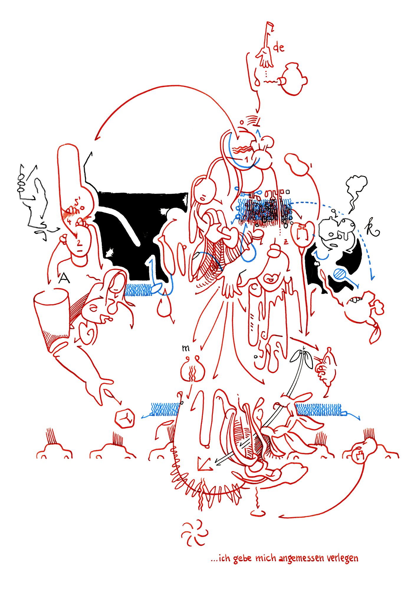 Hannes Kater – Tageszeichnung (Zeichnung/drawing) vom 11.10.2019 (1414 x 2000 Pixel)