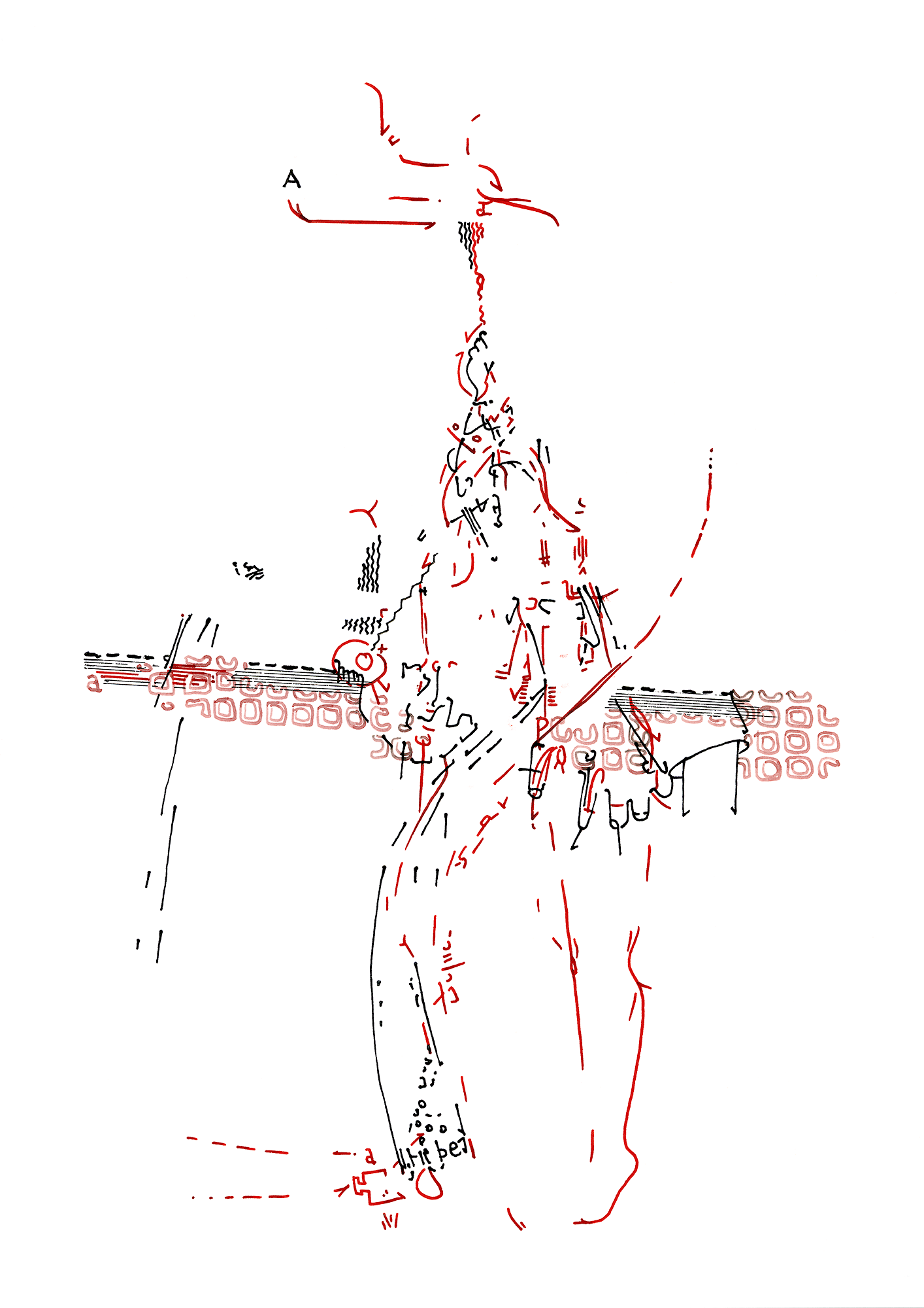 Hannes Kater: Tageszeichnung (Zeichnung/drawing) vom 03.11.2015 (1414 x 2000 Pixel)