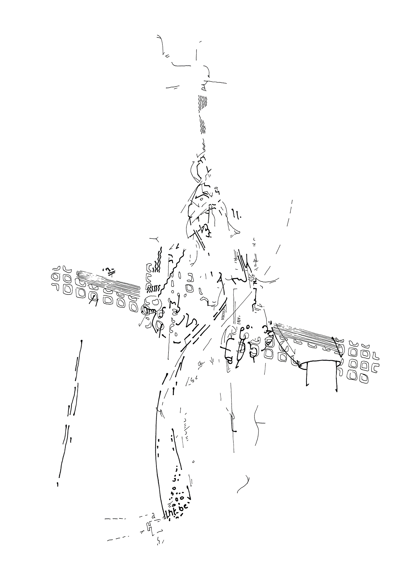 Hannes Kater: Tageszeichnung (Zeichnung/drawing) vom 04.11.2015 (1414 x 2000 Pixel)