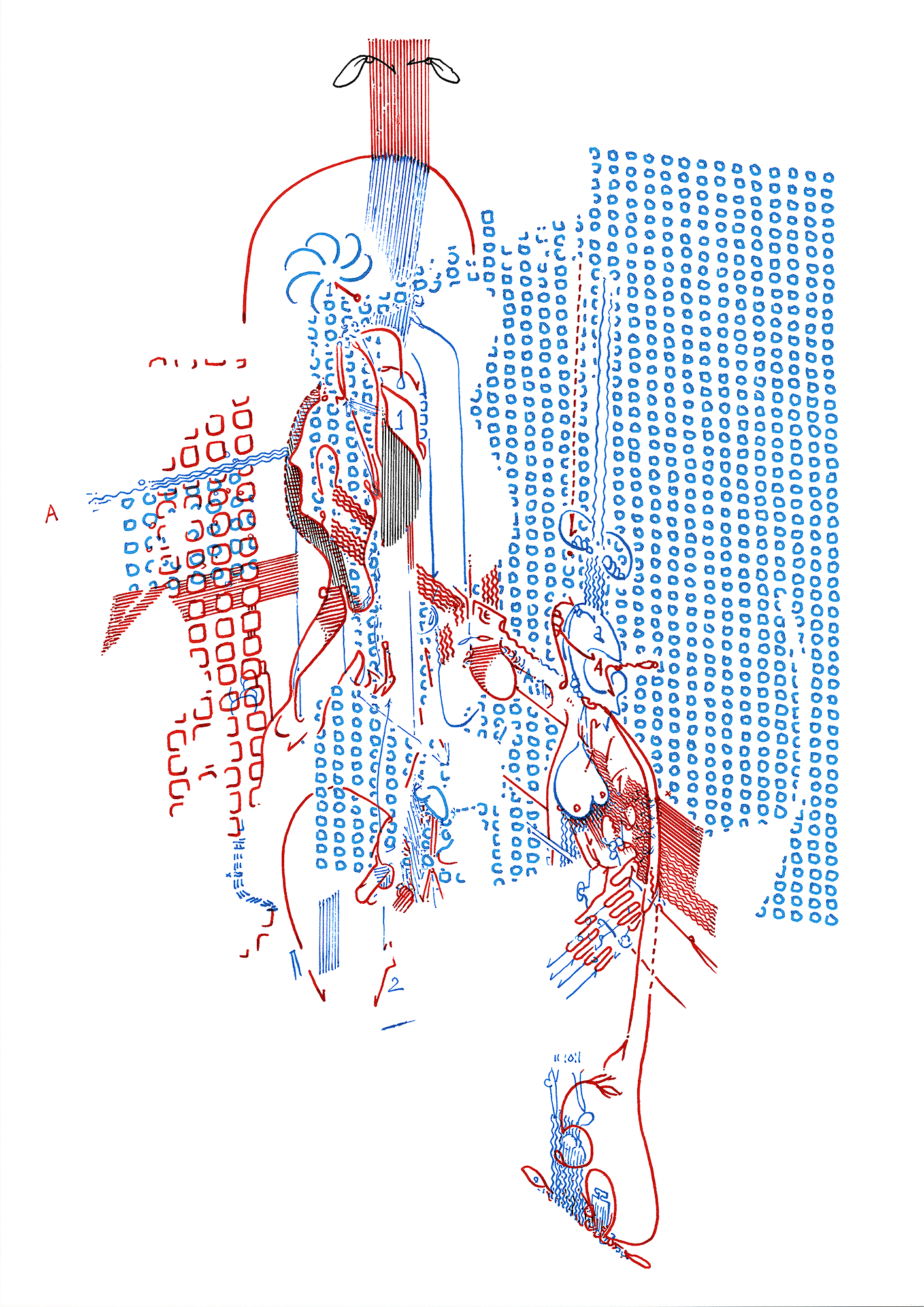 Hannes Kater: Tageszeichnung (Zeichnung/drawing) vom 22.11.2015 (1414 x 2000 Pixel)