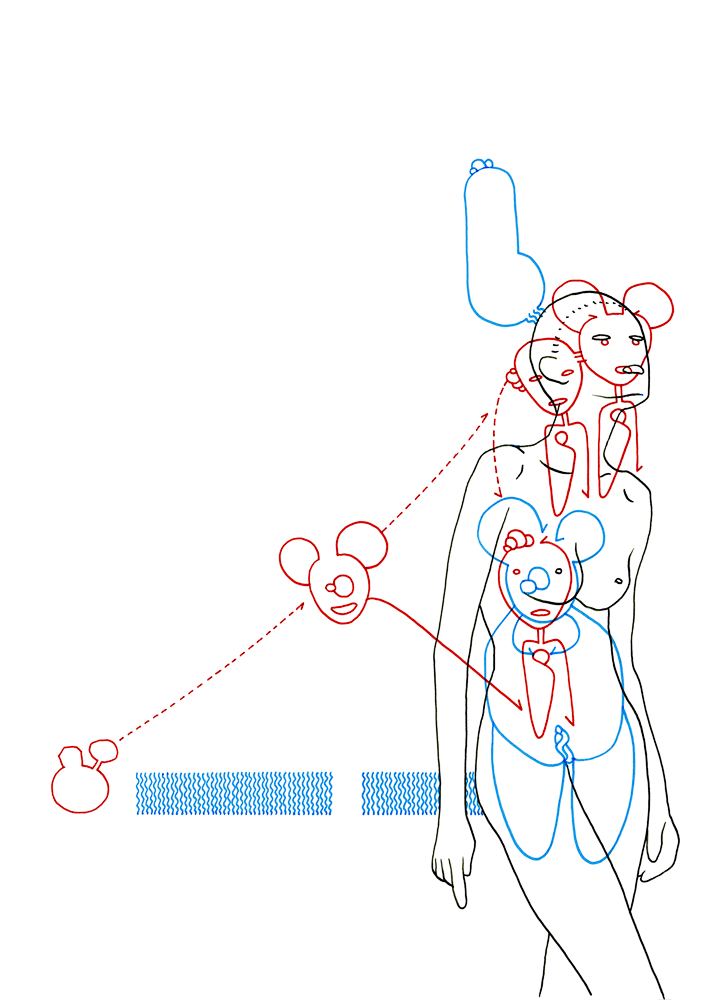 Hannes Kater: Tageszeichnung aus dem Jahr 2015