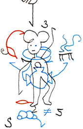 Hannes Kater – Detail einer Zeichnung aus dem Dezember 2025