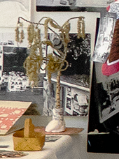 Pflanze (Detail) aus: Anna Oppermann Hausfrau sein, Hamburg 2026  Foto: Hannes Kater 