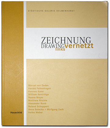 Katalog zu - Cover des Katalogs Zeichnung vernetzt