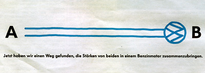 Lieblingspfeie Nr. 512 - Detail einer Anzeige von VW